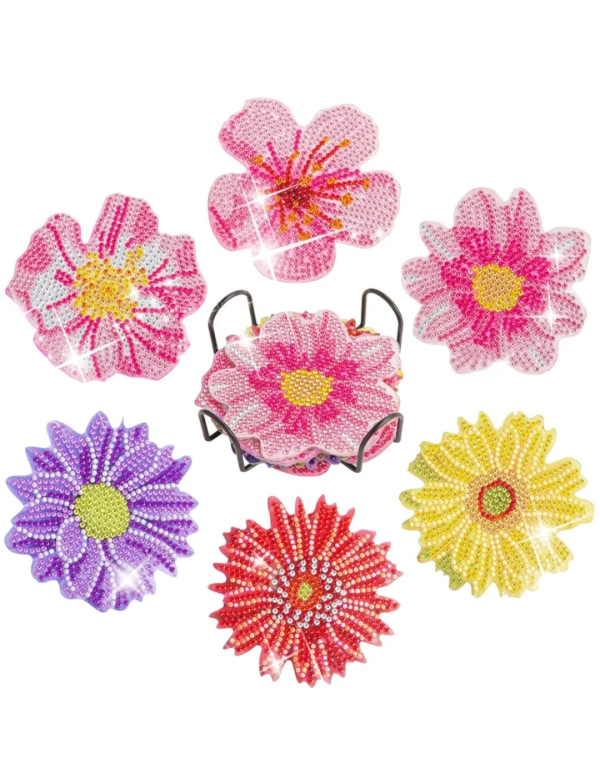 Onderzetters bloemen Onderzetters bloemen