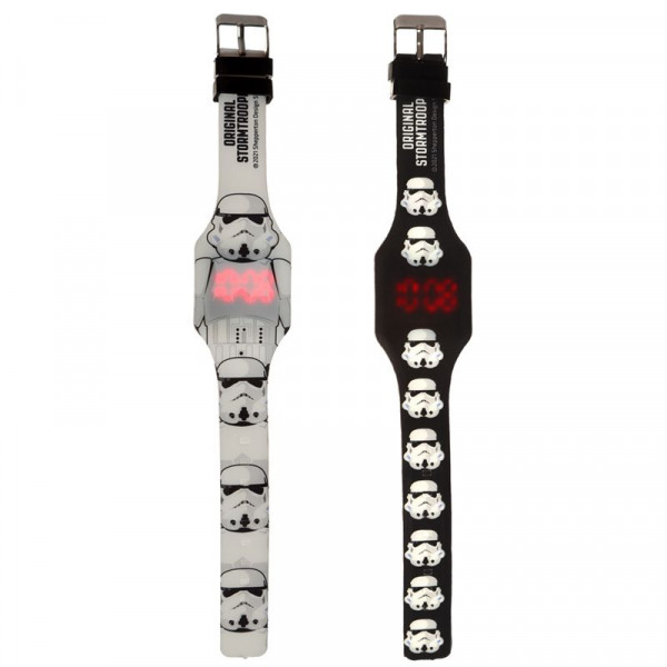 Stormtrooper horloge zwart