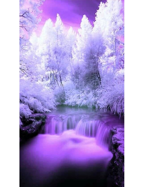 Purple Waterfall Purple Waterfall